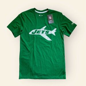 New Nike New York Jets NFL Tri-Blend T-Shirt Size Small Kelly Green